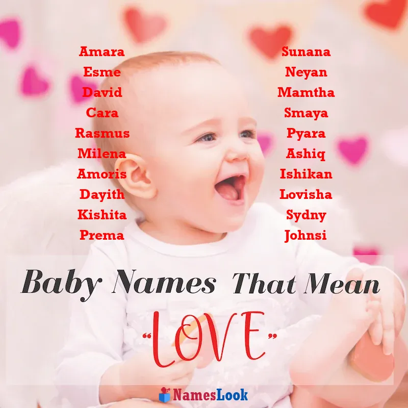 Baby Names That Mean Love | 900+ Names for Boys & Girls