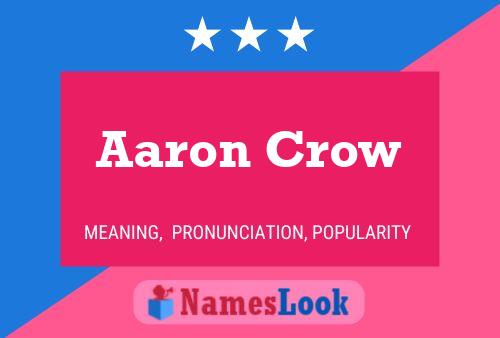 Pôster do nome Aaron Crow