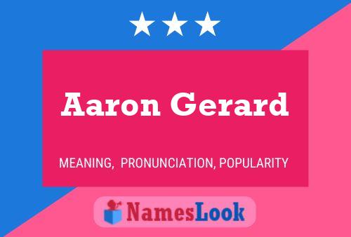 Pôster do nome Aaron Gerard