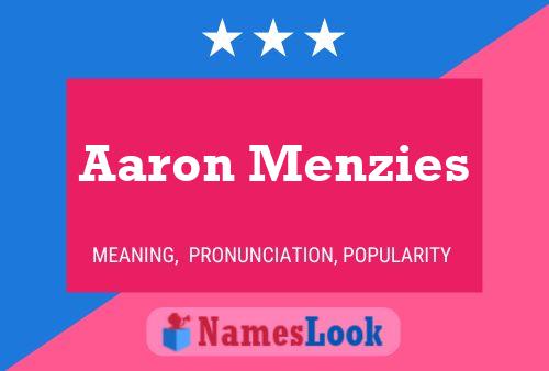 Pôster do nome Aaron Menzies