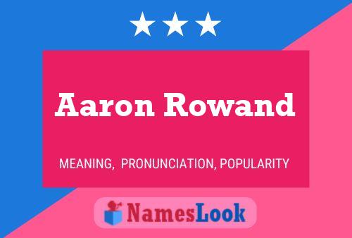 Pôster do nome Aaron Rowand