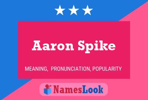 Pôster do nome Aaron Spike