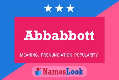 Pôster do nome Abbabbott