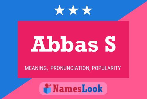 Pôster do nome Abbas S