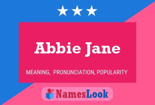 Pôster do nome Abbie Jane