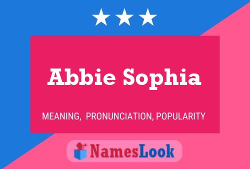 Pôster do nome Abbie Sophia