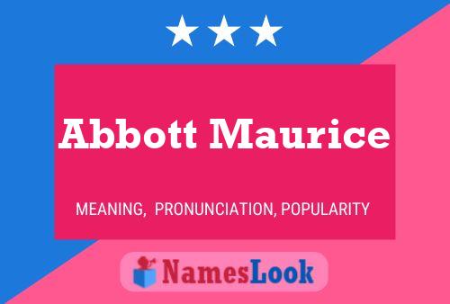 Pôster do nome Abbott Maurice