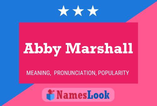 Pôster do nome Abby Marshall