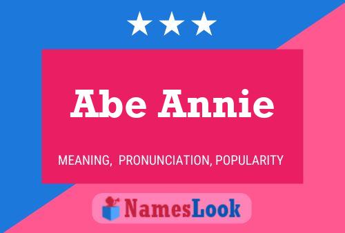 Pôster do nome Abe Annie