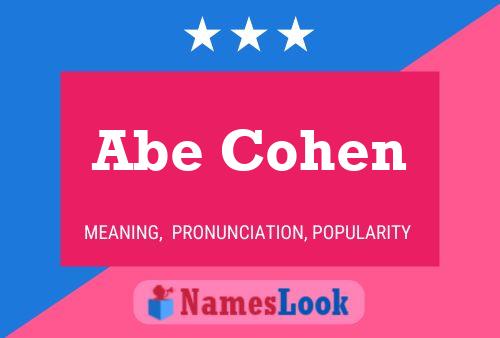 Pôster do nome Abe Cohen