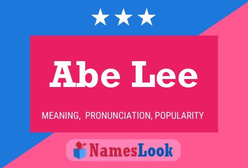 Pôster do nome Abe Lee