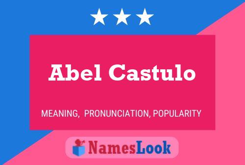 Pôster do nome Abel Castulo