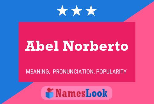 Pôster do nome Abel Norberto