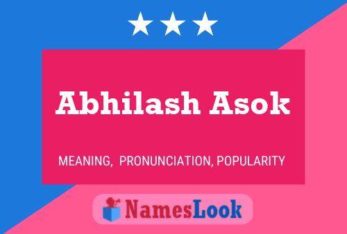 Pôster do nome Abhilash Asok