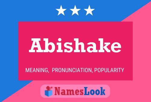 Pôster do nome Abishake