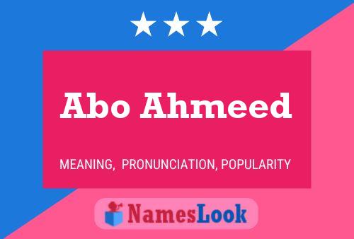 Pôster do nome Abo Ahmeed