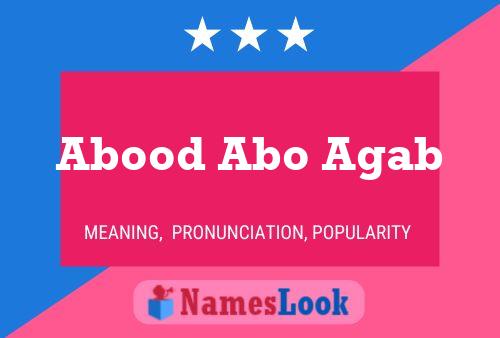 Pôster do nome Abood Abo Agab