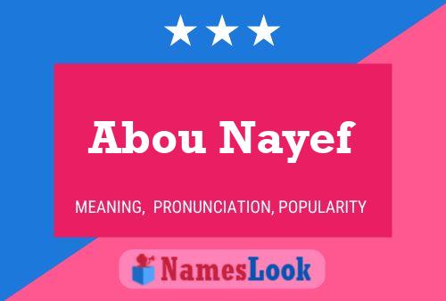 Pôster do nome Abou Nayef