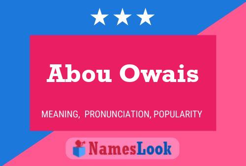 Pôster do nome Abou Owais