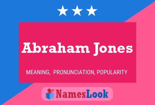 Pôster do nome Abraham Jones