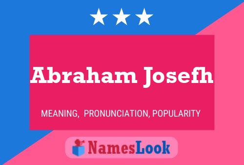 Pôster do nome Abraham Josefh