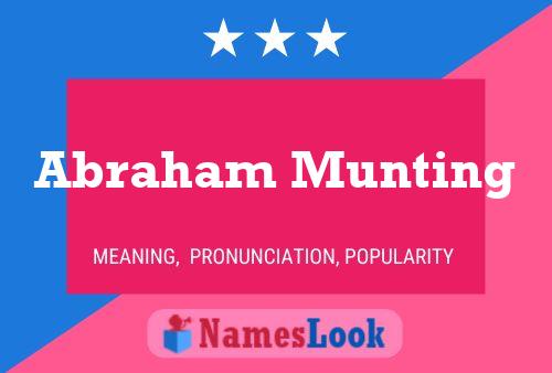 Pôster do nome Abraham Munting