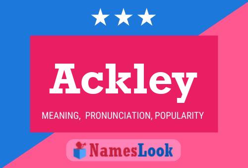 Pôster do nome Ackley