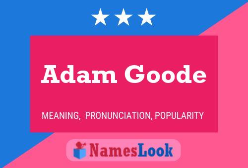 Pôster do nome Adam Goode