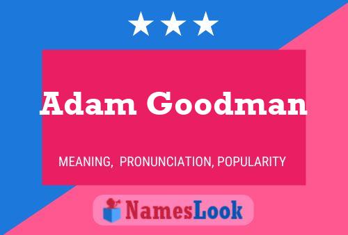 Pôster do nome Adam Goodman