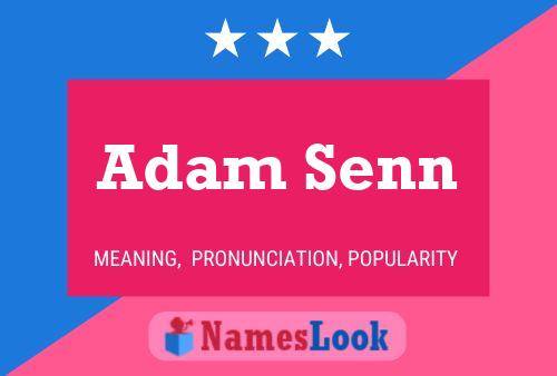 Pôster do nome Adam Senn