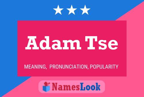 Pôster do nome Adam Tse