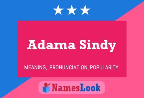 Pôster do nome Adama Sindy