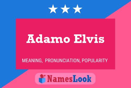 Pôster do nome Adamo Elvis