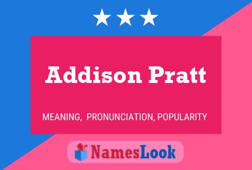 Pôster do nome Addison Pratt