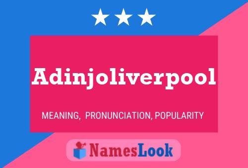 Pôster do nome Adinjoliverpool