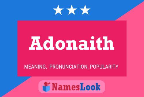 Pôster do nome Adonaith