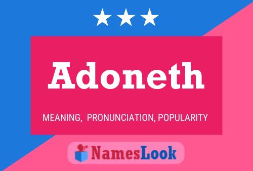 Pôster do nome Adoneth