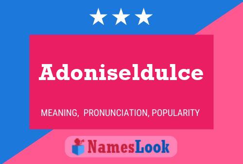 Pôster do nome Adoniseldulce