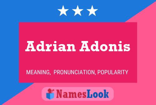 Pôster do nome Adrian Adonis