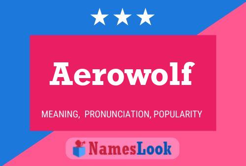 Pôster do nome Aerowolf