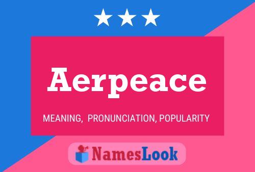 Pôster do nome Aerpeace