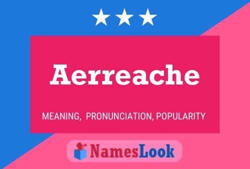 Pôster do nome Aerreache