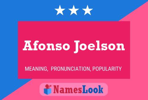 Pôster do nome Afonso Joelson