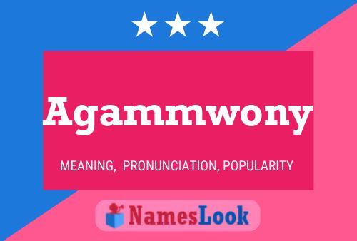 Pôster do nome Agammwony