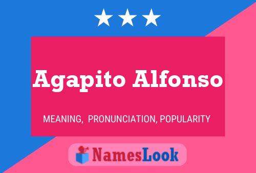 Pôster do nome Agapito Alfonso