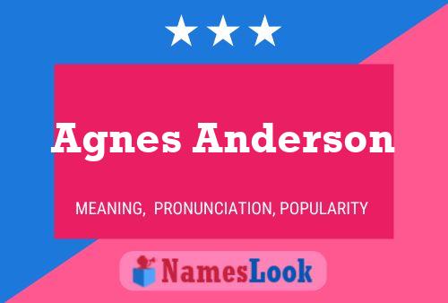 Pôster do nome Agnes Anderson