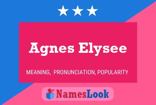 Pôster do nome Agnes Elysee