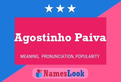 Pôster do nome Agostinho Paiva