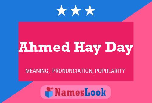 Pôster do nome Ahmed Hay Day