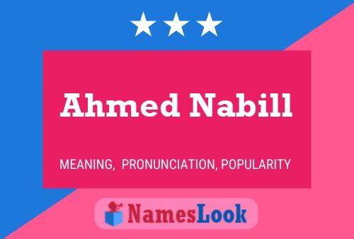 Pôster do nome Ahmed Nabill